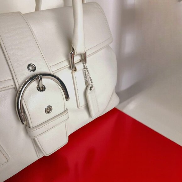 Vintage COACH Soho Satchel in white - Picture 2 of 14